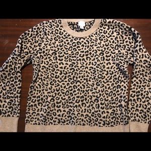 Cheetah print sweater